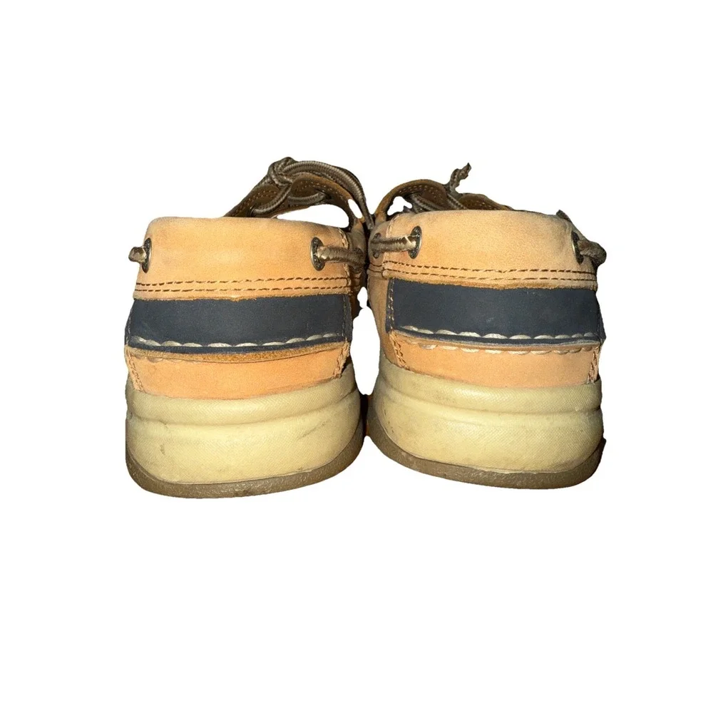 Sebago Docksiders tan brown leather boat shoes Men's‎ 9 M